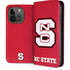 North Carolina State University Logo Red iPhone 15 Pro Folio Case